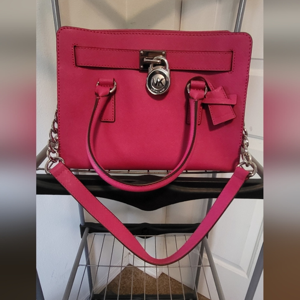 Raspberry And Silver Medium Hamilton - image 1